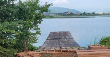 계류시설 A-2 상부 데크철거2